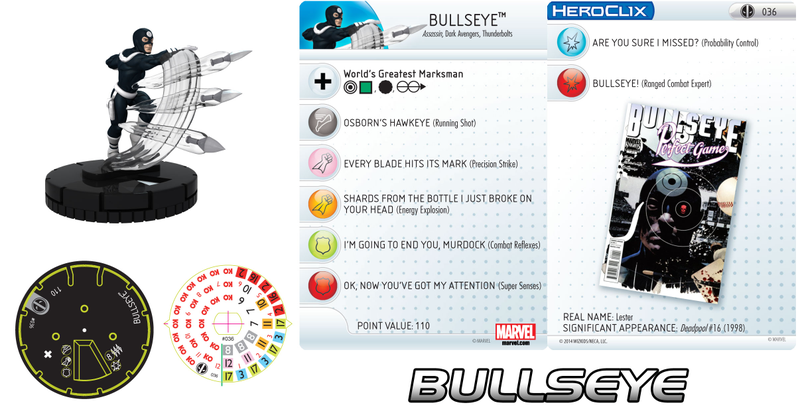 Illustration for article titled New Bullseye And Deadpool Heroclix